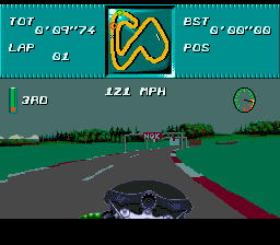 Kawasaki Superbikes screenshot 3 for Super Nintendo